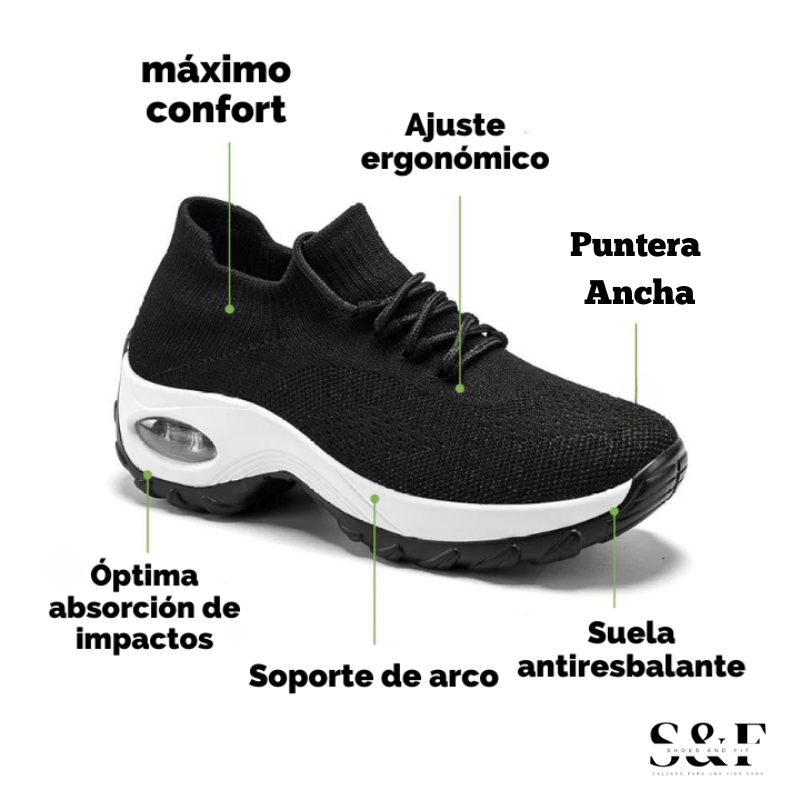Calçado Ergonómico Antidolor para mulher